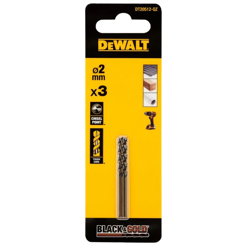 Свердло по металу Black &amp; Gold DeWALT DT20512