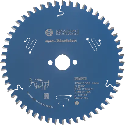 Пильний диск Expert for Aluminium 165x20x2.6 / 1.6x52T