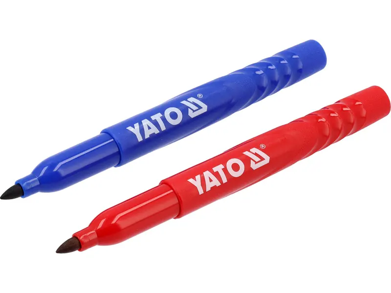 Маркери технічні YATO 2 шт, синій і червоний