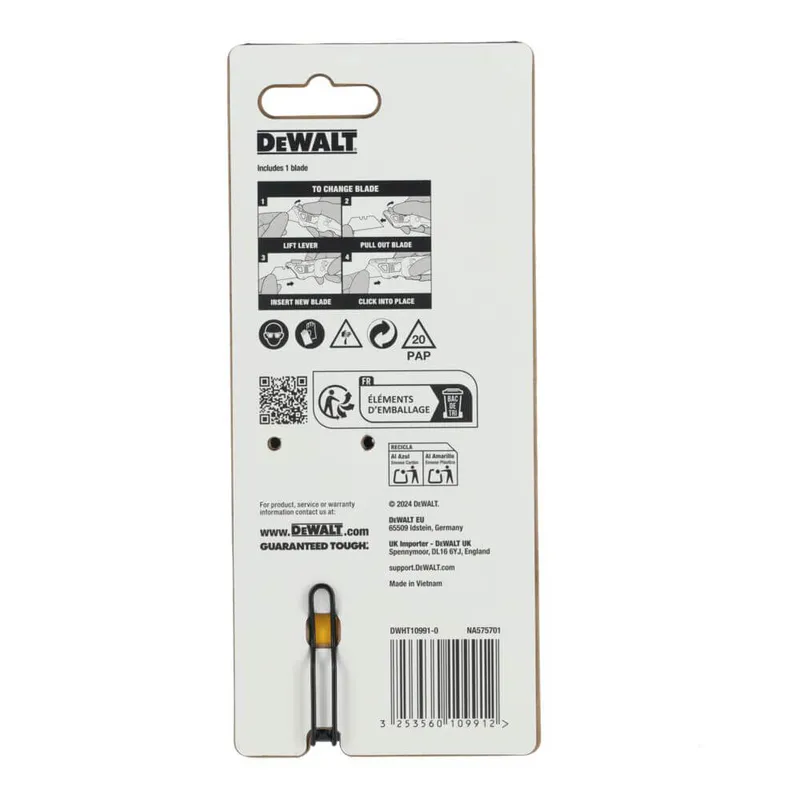 Ніж складаний з фіксованим лезом для оздоблювальних робіт DeWALT DWHT10991-0 — Photo 8