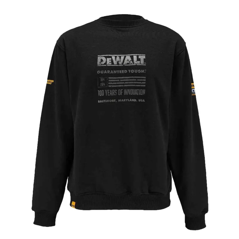 Світшот 100 YEAR LOGO SWEATSHIRT DeWALT DWC237-001-XXL