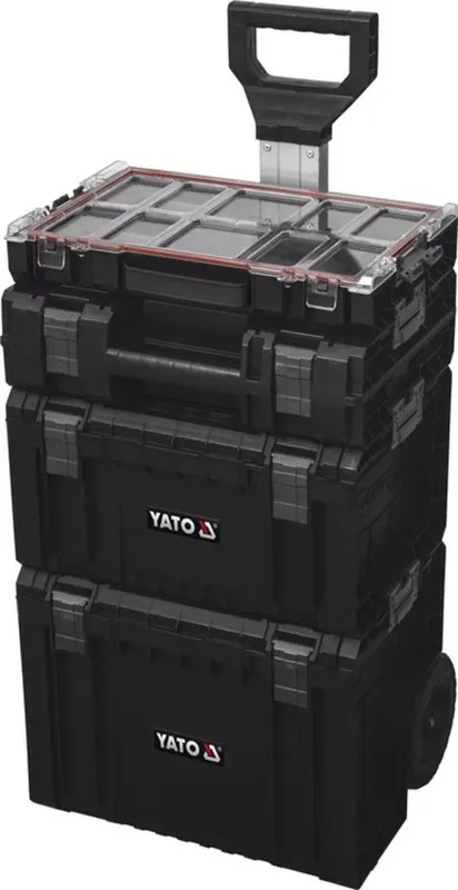 Ящики складені для інструментів YATO, 4 шт. 770х 450х 380 мм, на колесах, до модуля 35B23B41G28W S12