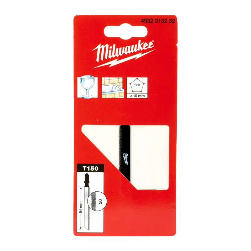 Полотно для лобзика T150 MILWAUKEE, 54мм, зерно50, (чавун)