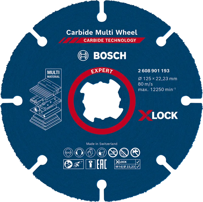 Відрізний круг X-LOCK Carbide 125x22.23mm