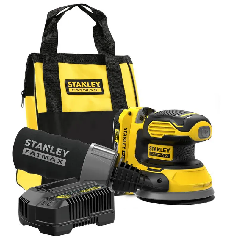 Шліфмашина ексцентрикова акумуляторна безщіткова STANLEY FATMAX SFMCW220D1S — Photo 15