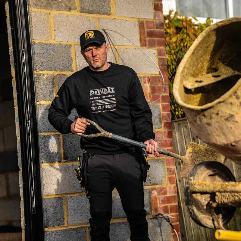 Світшот 100 YEAR LOGO SWEATSHIRT DeWALT DWC237-001-XXL — Photo 5