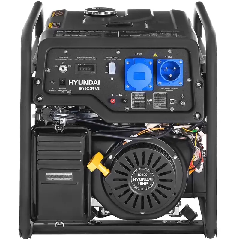 Генератор бензиновий Hyundai HHY 9020FE - ATS — Photo 3