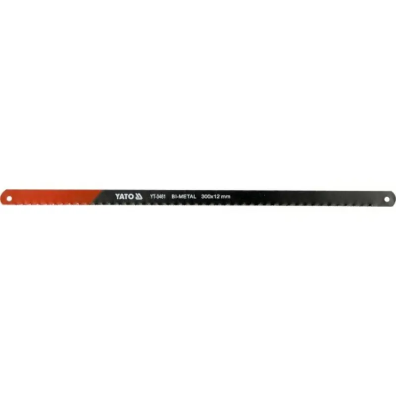 Полотно по металу YATO: l = 300х 12х 0,65 мм, BIMETAL, упк. 2шт. [20/500]
