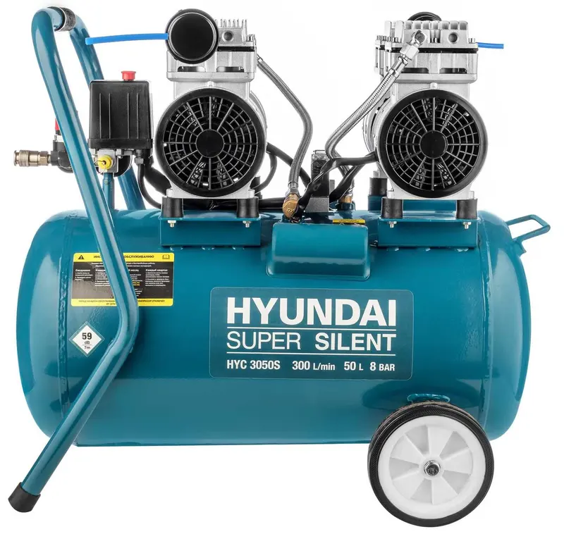 Безмасляний повітряний компресор Hyundai HYC 3050S — Photo 2