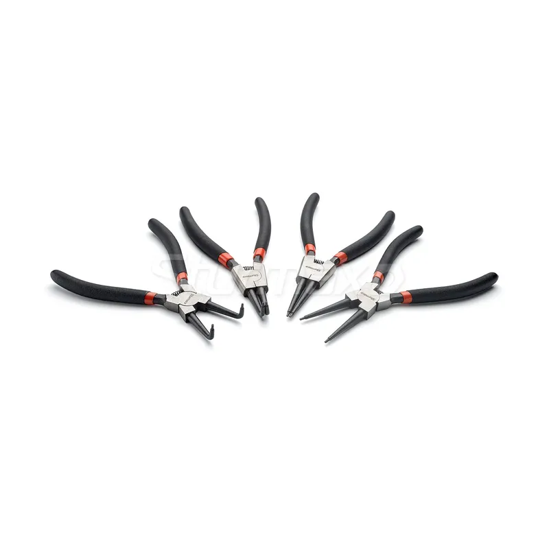 Набір щипців 180 мм 4шт для стопорних кілець Sturmax 1020M-09-SET