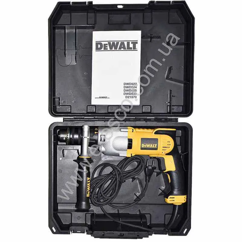 Дриль мережевий ударний DeWALT D21570K — Photo 1