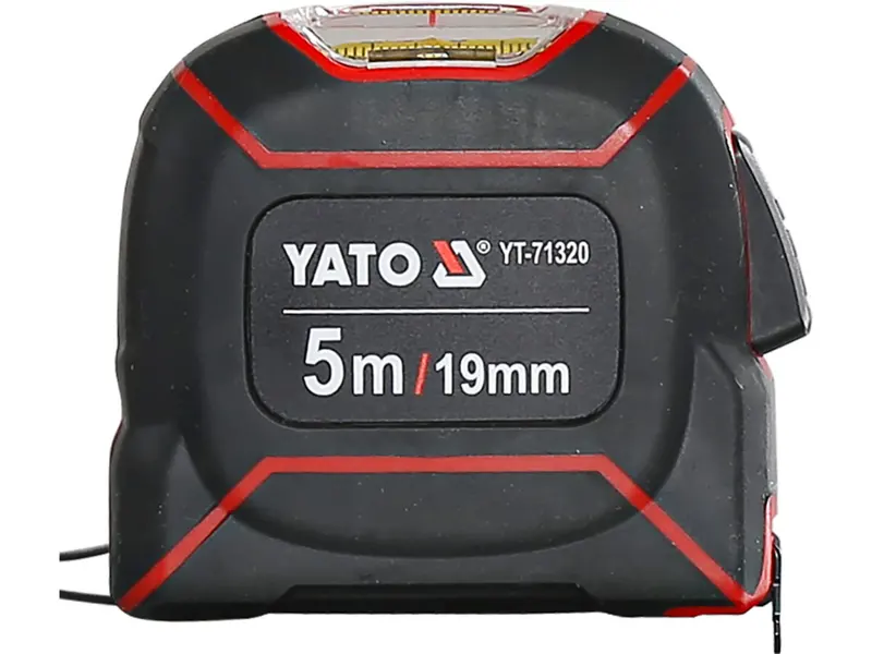 Рулетка вимірювальна зі зчитувальним вічком YATO L= 5 м x 19 мм,