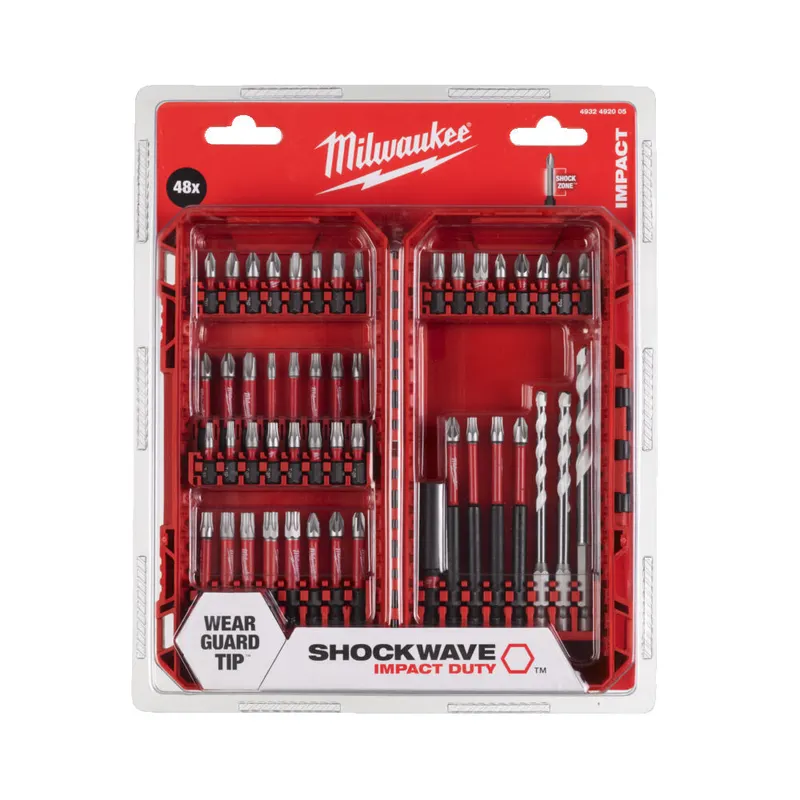 Набір біт Milwaukee SHOCKWAVE PACKOUT 48 шт, пластиковий кейс — Photo 1