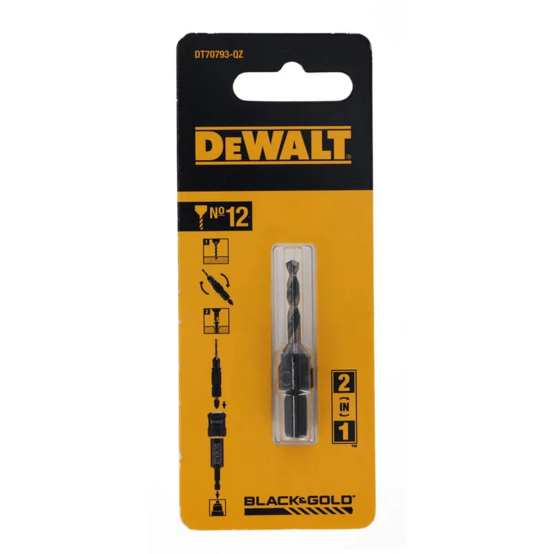 Свердло пілотне з зенкером FLIP&amp;DRIVE №12 DeWALT DT70793 — Photo 2