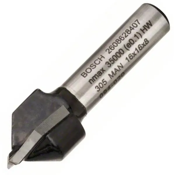 Фреза пазова-V Std S8 / D16 / L16 / 90 °
