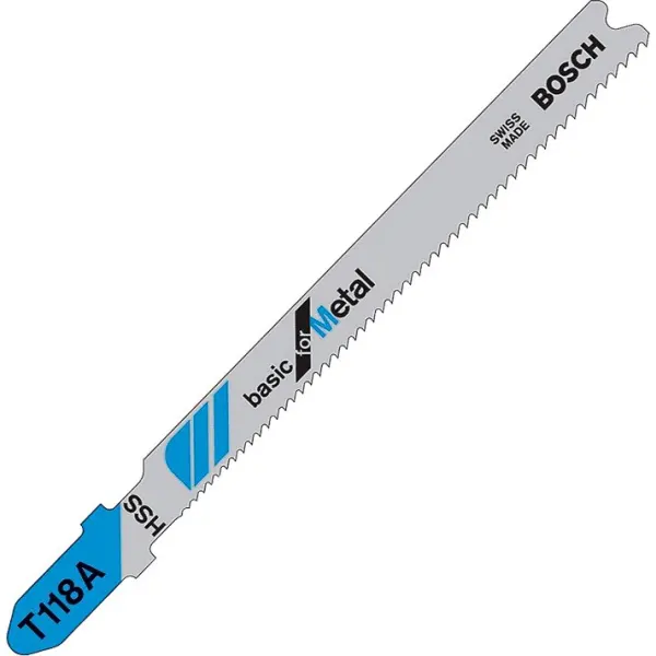 100 Лобзикових ПИЛОК T 118 А Basic for Metal, HSS