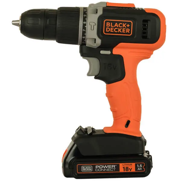 Дриль-шурупокрут ударний акумуляторний BLACK+DECKER BCD003C1 — Photo 2