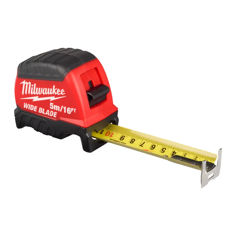 Рулетка WIDE BLADE MILWAUKEE (Gen2), (полотно 35мм), 5м/16фт — Photo 1