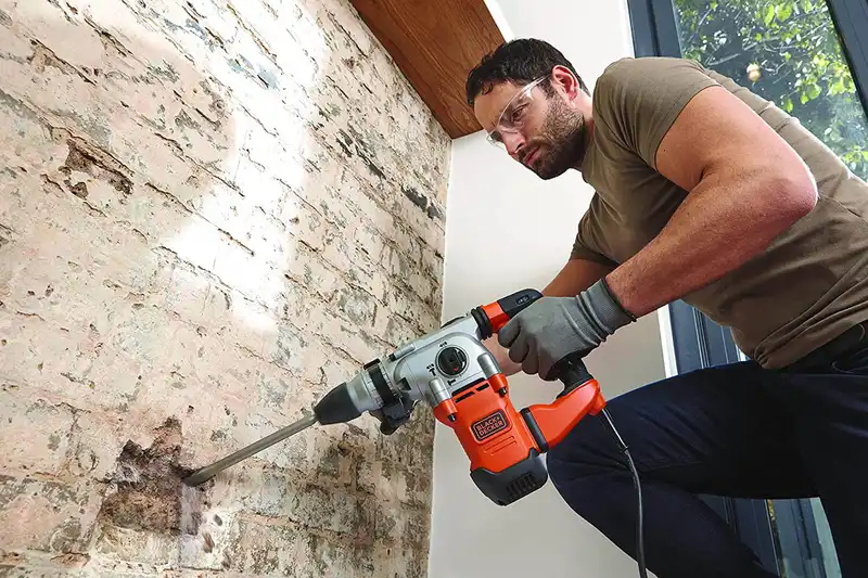 Перфоратор мережевий SDS-Plus BLACK+DECKER BEHS03K — Photo 9