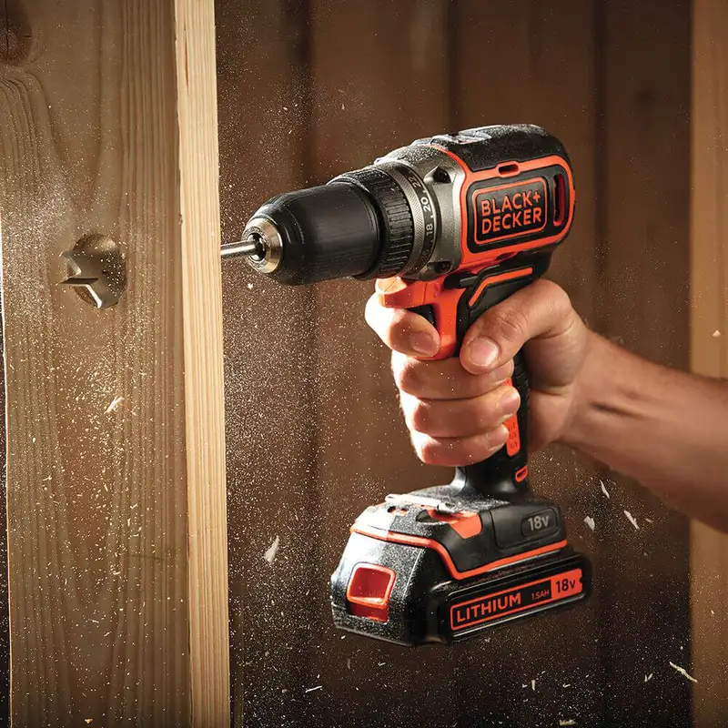 Дриль-шурупокрут акумуляторний безщітковий BLACK+DECKER BL186N — Photo 2