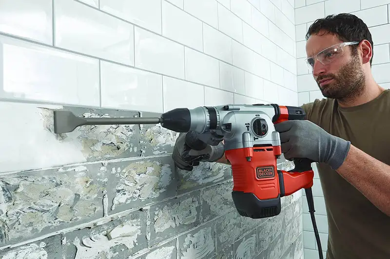 Перфоратор мережевий SDS-Plus BLACK+DECKER BEHS03K — Photo 7