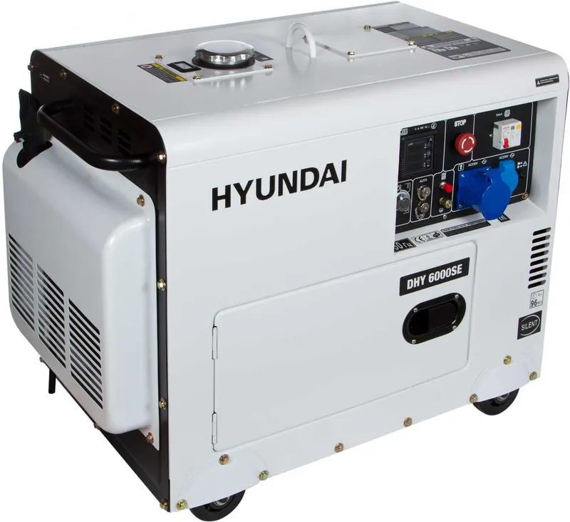 Генератор дизельний Hyundai DHY 6000SE — Photo 2