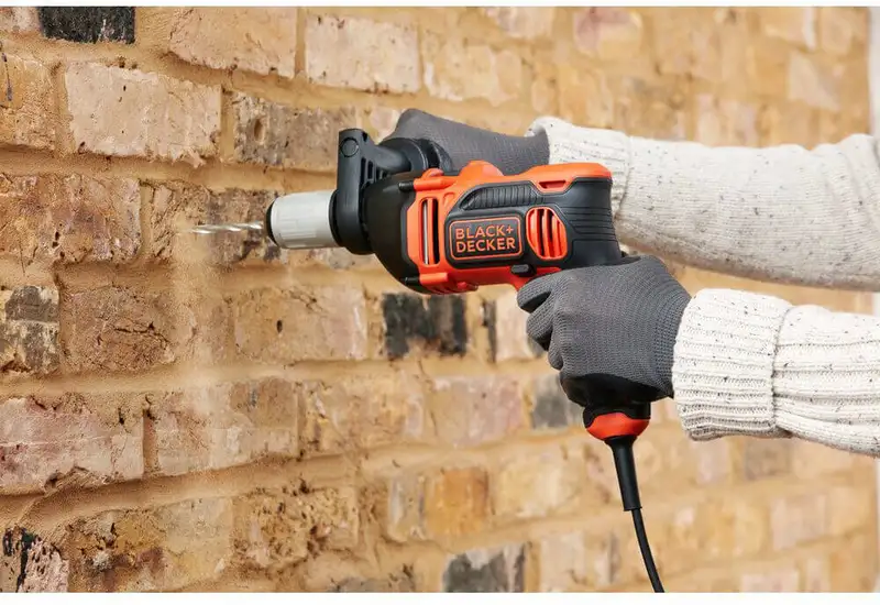 Дриль мережевий ударний BLACK+DECKER BEH850 — Photo 2