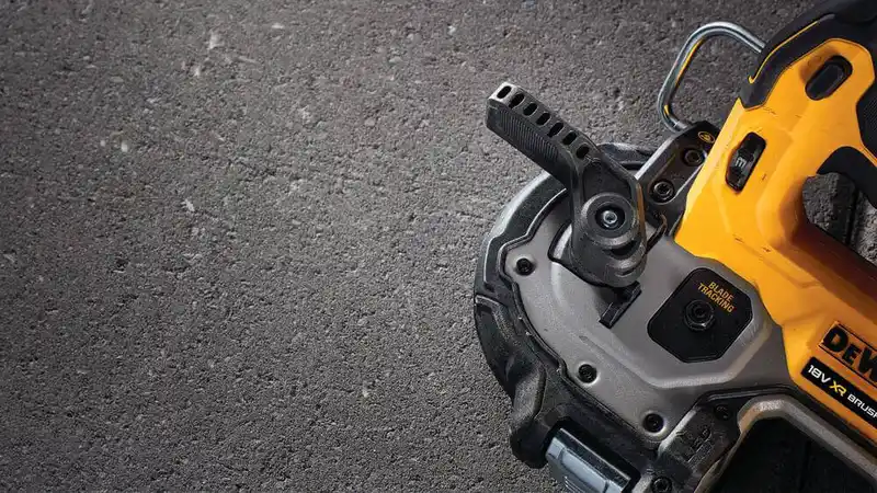Пила стрічкова акумуляторна безщіткова DeWALT DCS377NT — Photo 11