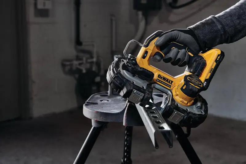 Пила стрічкова акумуляторна безщіткова DeWALT DCS377NT — Photo 7