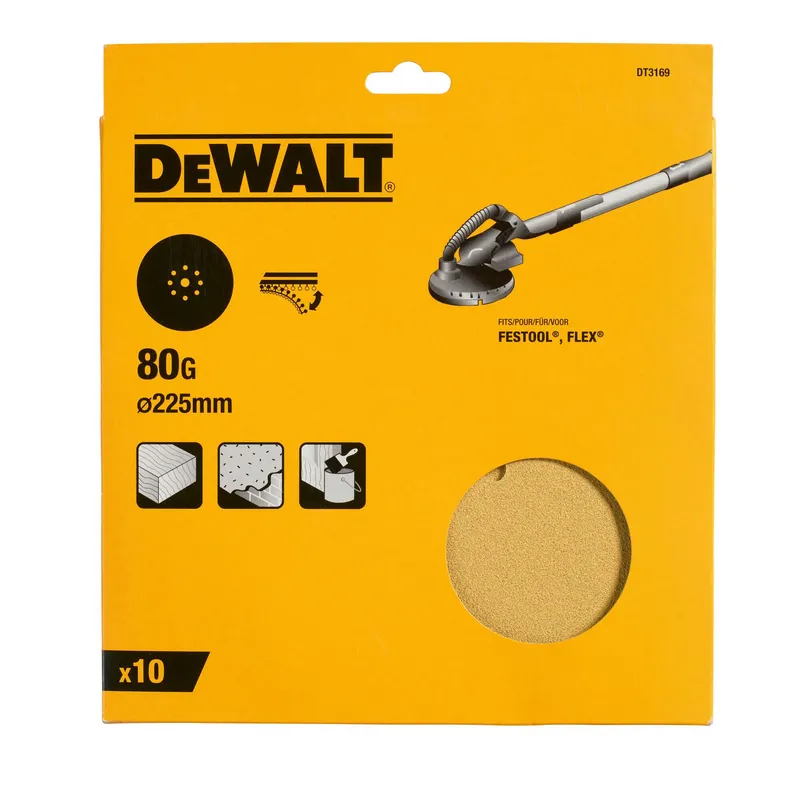 Шлифшкурка самоклеюча до ексцентрикових шліфувальних машин DeWALT DT3169 — Photo 3
