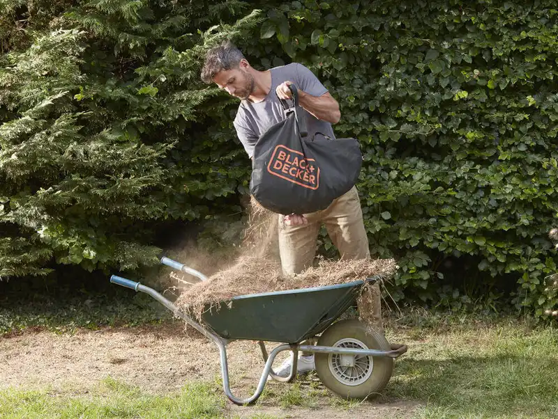 Садовий пилосос акумуляторний безщітковий BLACK+DECKER BCBLV3625L1 — Photo 9