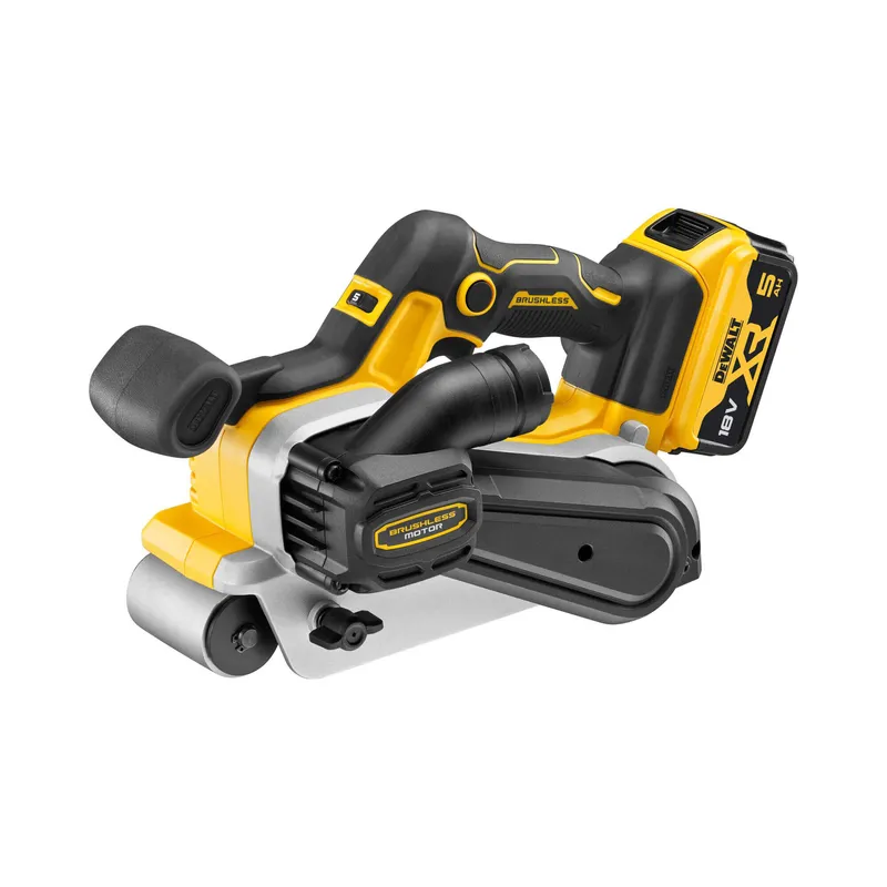 Шліфмашина стрічкова акумуляторна безщіткова DeWALT DCW220P2 — Photo 2