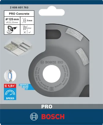 Алмазна чашка PRO for Concrete 125mm Aquarius Fast Removal — Photo 1
