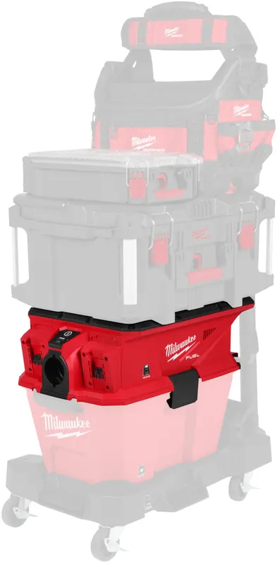 Пилосос акумуляторний NEXUS PACKOUT MILWAUKEE, M18 F2VC23LG2-0, 26л L-класс з насадками — Photo 4