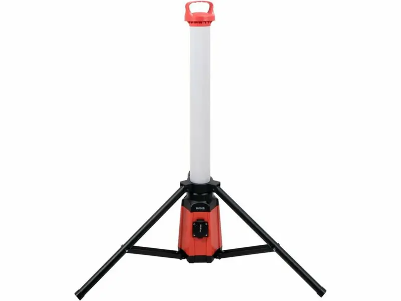 Світильник з розклад штативом YATO від електромережі 230В, 50 Вт, 3800 Lm, 360° 77х74х107 см каб 1,5