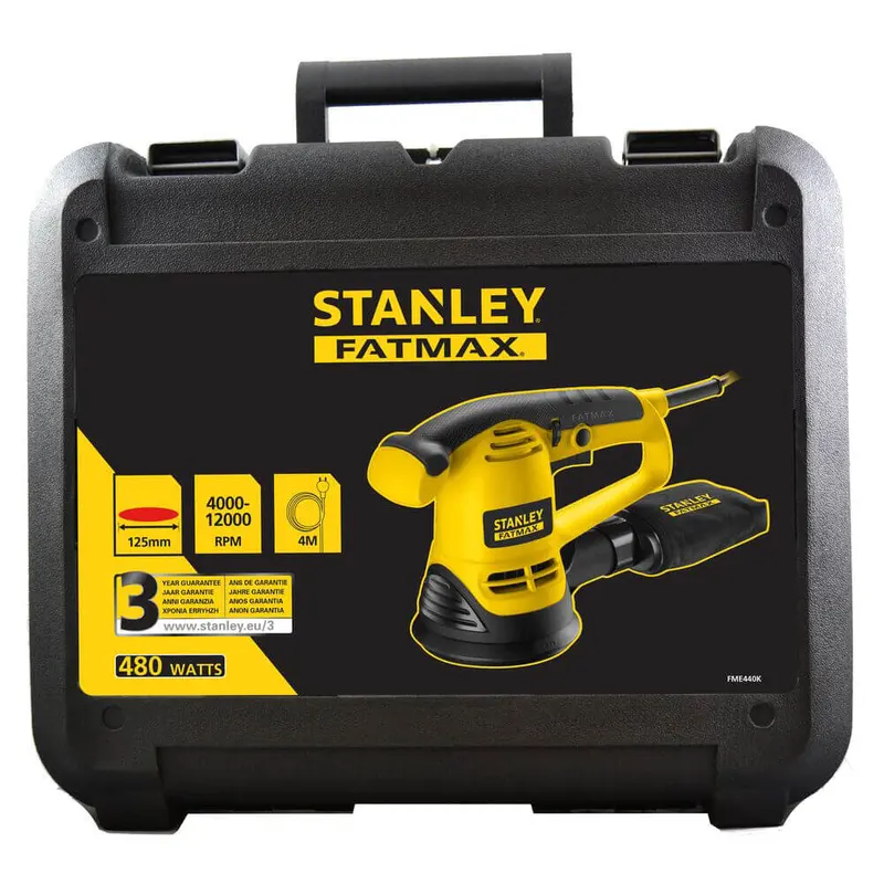 Шліфмашина ексцентрикова мережева STANLEY FATMAX FME440K — Photo 2