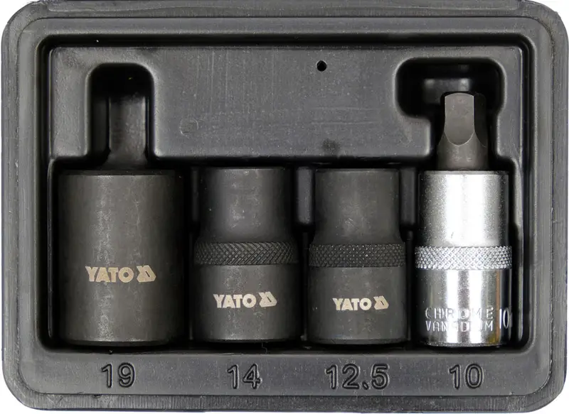 Головки 5-гранні для гальмівних супортів авто YATO YT-06806