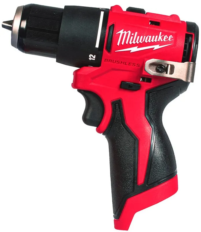 Дриль-шуруповерт з ударом акумуляторний безщітковий MILWAUKEE, M12 BLPDRC-0 