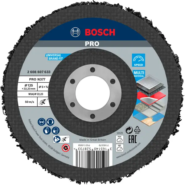 PRO 1 зачисні круги Best for Metal 125 мм