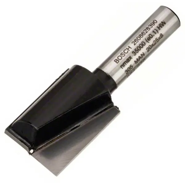 Фреза пазова Std S8 / D20 / L25