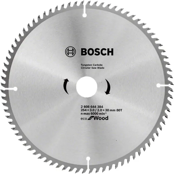 Пильний диск ECO WO 254x30-80T