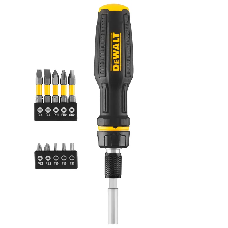 Викрутка - набір FULL FIT Telescoping, зі змінними бітами, 10 біт DeWALT DWHT68001-0 — Photo 1