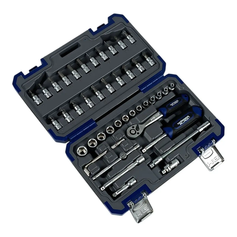 Набір інструментів професійний 1/4" 46 од. Haisser BLACK 70256 0