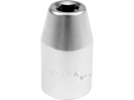 Перехідник для насадок викруткових YATO : квадрат 1/2"(F) - HEX= M8 мм(M), L= 38 мм [10/150/300]