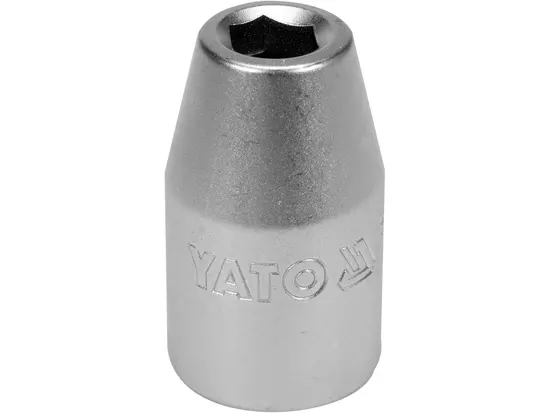 Перехідник для насадок викруткових YATO : квадрат 1/2"(F) - HEX= M8 мм(M), CrV [Блістер] [5/300]