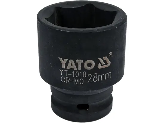Головка торцева ударна 6-гранна YATO : квадрат 1/2", М= 28 мм, L= 48 мм [24/96]
