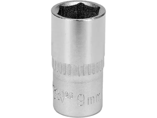 Головка торцева 6-гранна YATO : квадрат 1/4", М9, CrV [Блістер] [6/360]