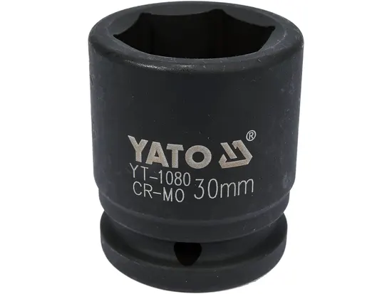 Головка торцева ударна 6-гранна YATO : квадрат 3/4", М= 30 мм, L= 53 мм [12/48]