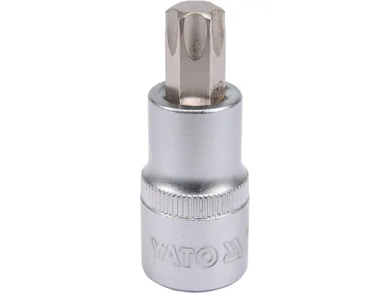 Головка торцева YATO квадрат 1/2 "TORX" Т55, L= 55 мм [40/240]