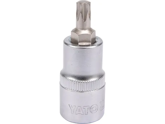 Головка торцева YATO квадрат 1/2 "TORX" Т40, L= 55 мм [40/240]